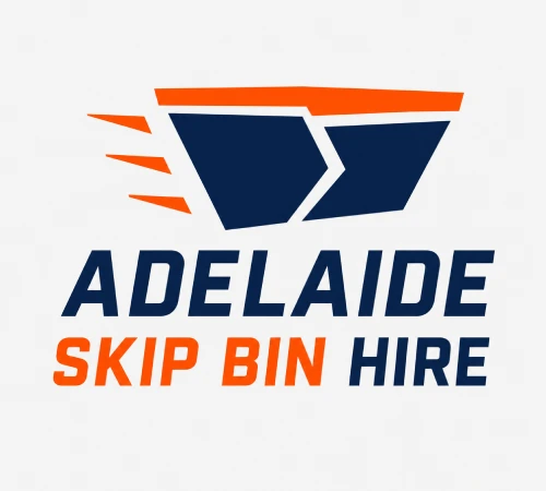 Large-format logo representing professional skip bin hire in Adelaide