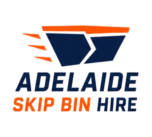 Adelaide skip bin hire logo displayed in a bold website format